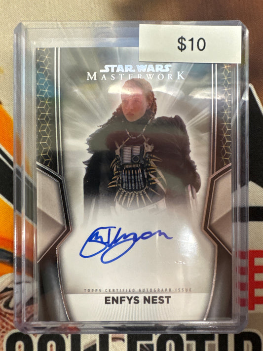 2025 Topps Star Wars Masterwork Erin Kellyman As Enfys Nest Autograph