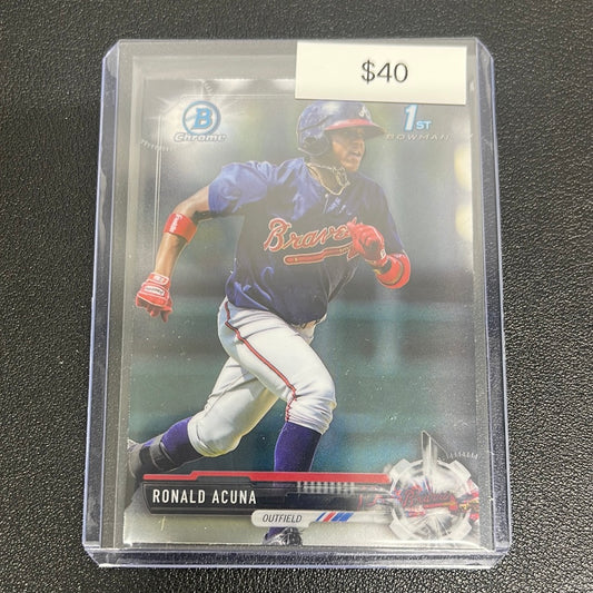 2017 MLB 1st Bowman Chrome Ronald Acuna