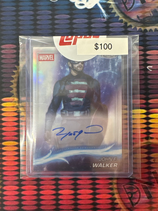 2025 Topps Marvel Studios Chrome Wyatt Russell As John F. Walker Autograph