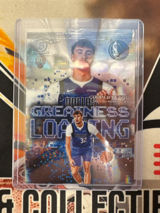 2025-26 Topps Bowman Basketball Cooper Flagg Greatness Loading Rookie Insert
