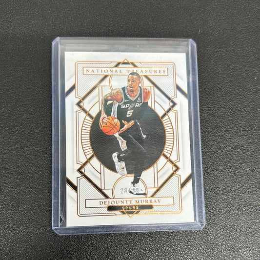 2020-21 NBA National Treasures Dejounte Murray /49