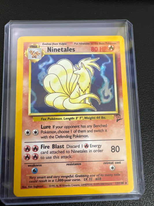 Pokémon Ninetales Base Set 2 Holo 13/130