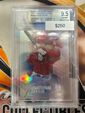 2018 Topps Chrome Update MLB Shohei Ohtani An International Affair BGS 9.5