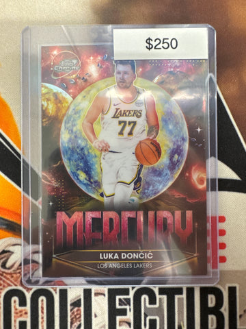 2026 Topps Chrome Cosmic NBA Luka Doncic Planetary Pursuit Mercury SSP
