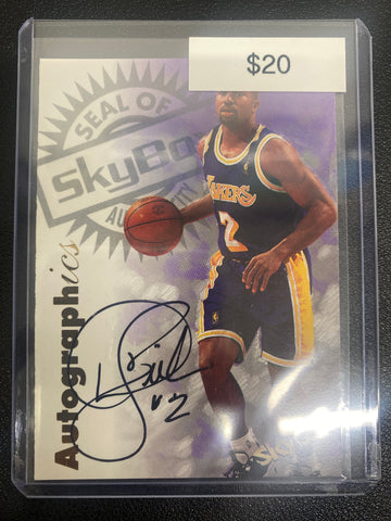 1997 Skybox Derek Fisher Autographics