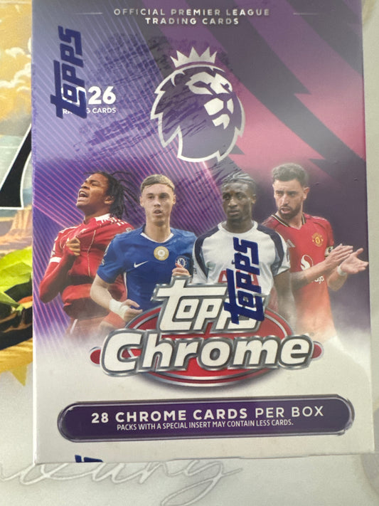 2025-26 Topps Chrome English Premier League blaster