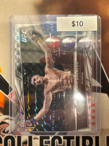 2026 Topps Chrome UFC Islam Dulatov Rookie Geometric Refractor