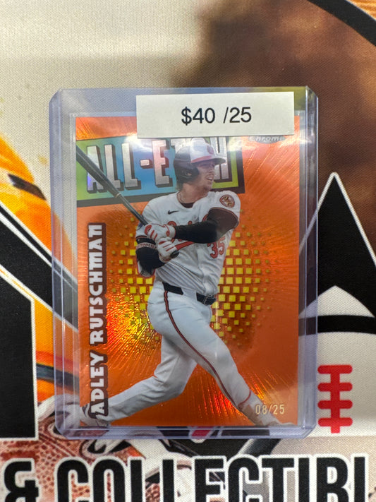 2025 Topps Chrome MLB Adley Rutschman All-Etch Orange Refactor /25