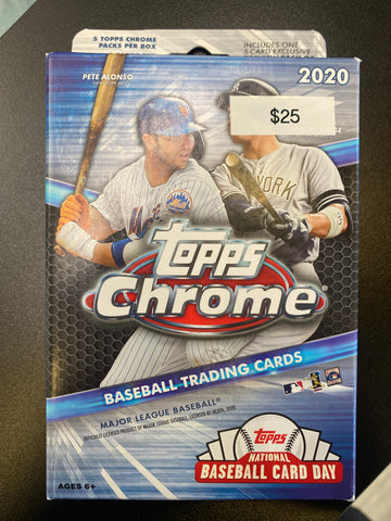 2020 Topps Chrome MLB Hanger Box