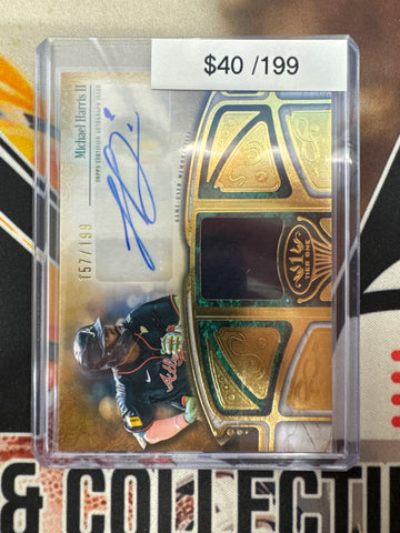 2026 Topps Tier One MLB Michael Harris II Autograph Tier One Relic Refractor /199