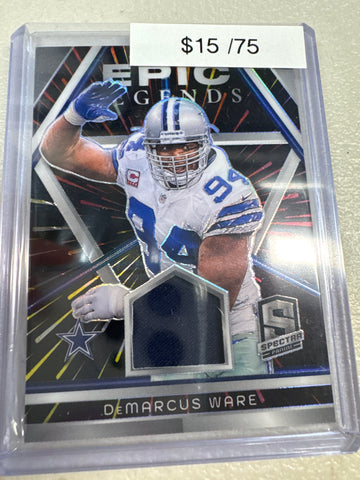 2024 Spectra Demarcus Ware Epic legends patch /75