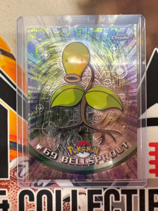 2000 Topps Chrome Pokemon Bellsprout TV Animation Series #69