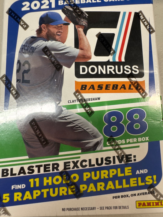 2021 Donruss baseball blaster