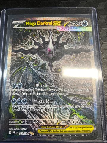 Pokémon Mega Darkrai ex 116/084 Pitch Black