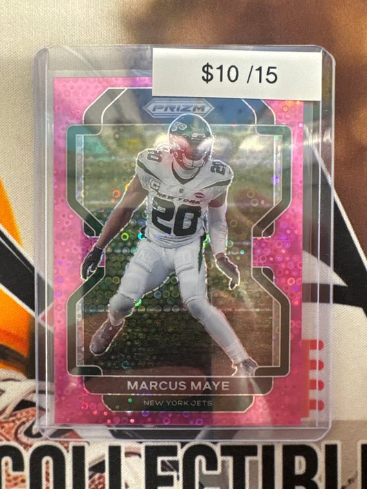 2021 Panini Prizm NFL Marcus Maye Pink Disco Prizm /15