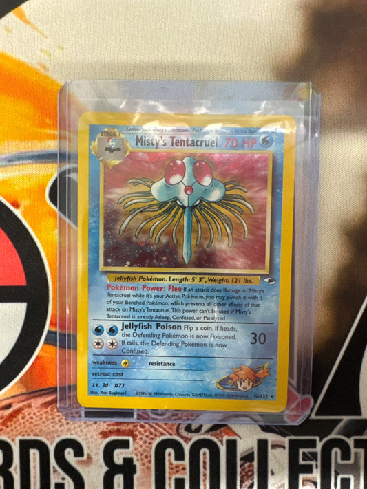 Pokemon Misty’s Tentacruel 10/132 Holo Gym Heroes
