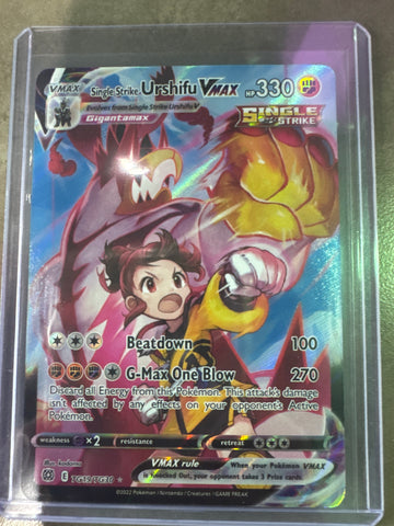 Pokemon Urshifu Single Strike VMAX TG19/TG30
