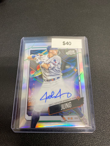 2024 Topps Chrome Cosmic Josh Jung Variation Auto