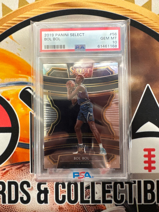2019 Panini Select NBA Bol Bol Rookie PSA 10