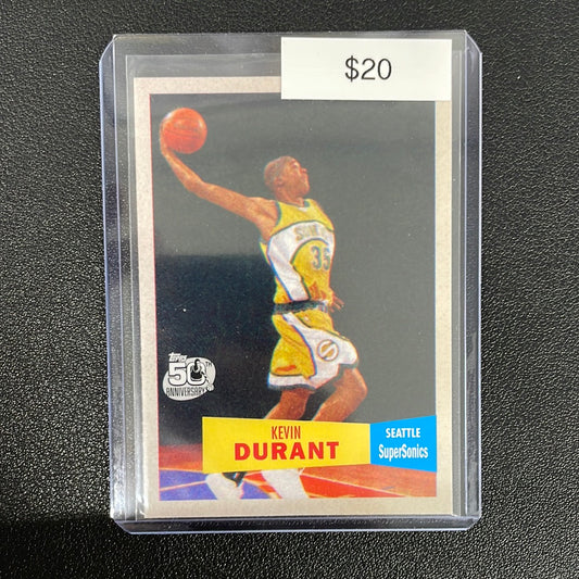 2007 NBA Kevin Durant Topps 50th Anniversary