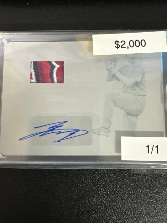 2019 Immaculate Shohei Ohtani printing plate 1/1