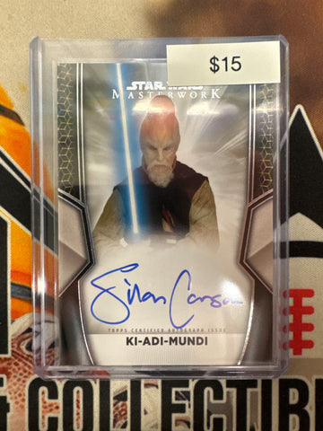 2025 Topps Star Wars Masterwork Silas Carson As Ki-Adi-Mundi Autograph