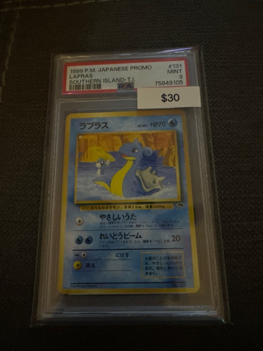 Pokemon Japanese Lapras no. 131 Promo PSA 9