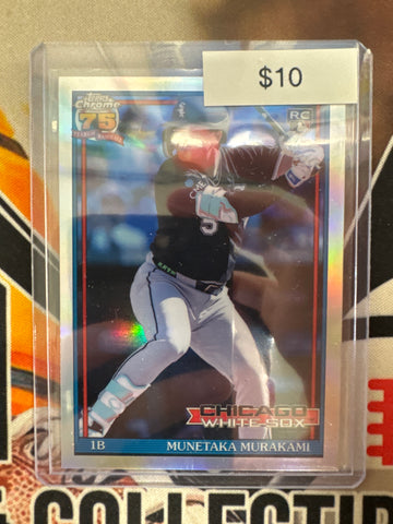 2026 Topps Chrome MLB Munetaka Murakami 75 Years In Baseball Rookie Refractor