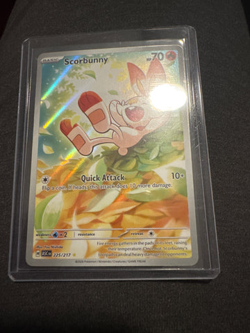 Pokemon Scorbunny 225/217 Ascended Heroes