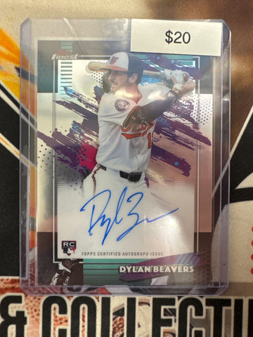 2026 Topps Finest MLB Dylan Beavers Finest Autograph Rookie