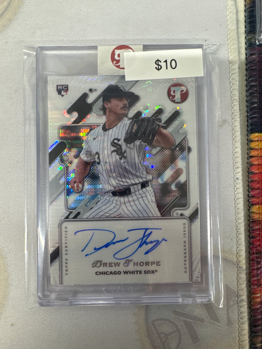 2025 Topps Pristine MLB Drew Thorpe Rookie Pristine Autograph