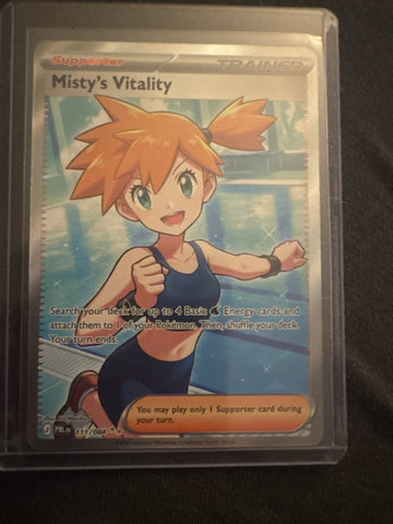 Pokemon Misty’s Vitality 111/084 Pitch Black