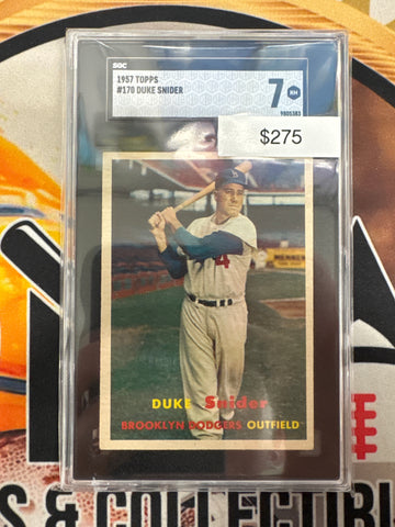 1957 Topps MLB Duke Snider SGC 7