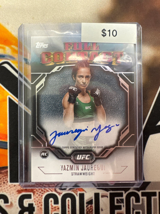 2024 Topps Knockout UFC Yazmin Jauregui Rookie Full Contact Autograph