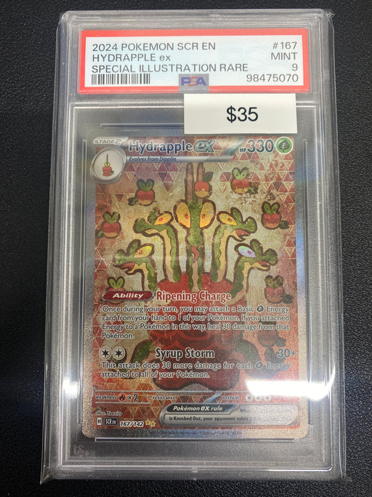 Pokémon Hydrapple ex Special Illustration Rare Stellar Crown 167/142 PSA 9