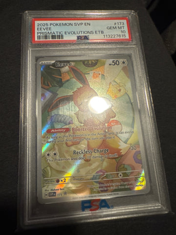 Pokemon Eevee SVP 173 promo PSA 10
