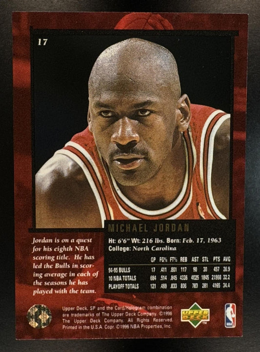 1995-96 SP Championship Michael Jordan #17 Bulls