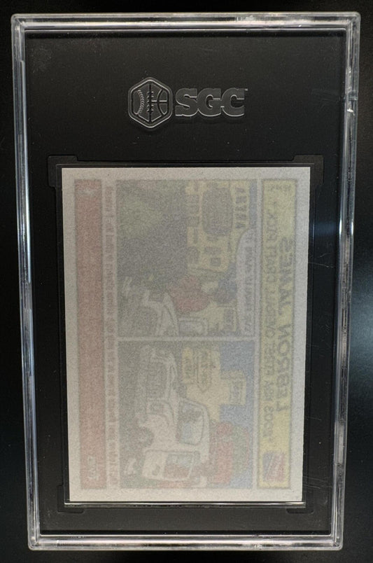 2003-04 Topps Bazooka LeBron James #15 Comics RC Cavaliers SGC 9.5