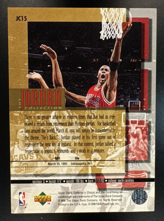 1995-96 Upper Deck Michael Jordan #JC15 The Collection Bulls
