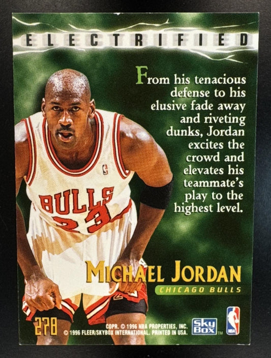 1995-96 Skybox Premium Michael Jordan #278 Electrified Bulls