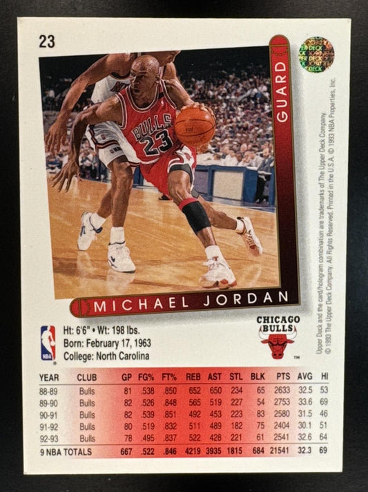 1993-94 Upper Deck Michael Jordan #23 Bulls