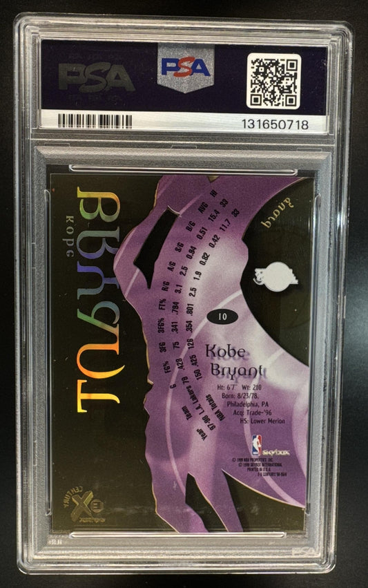 1998-99 Skybox x E-X Century Kobe Bryant #10 Lakers PSA 7