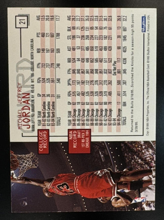 1995-96 Hoops Michael Jordan #21 - Bulls