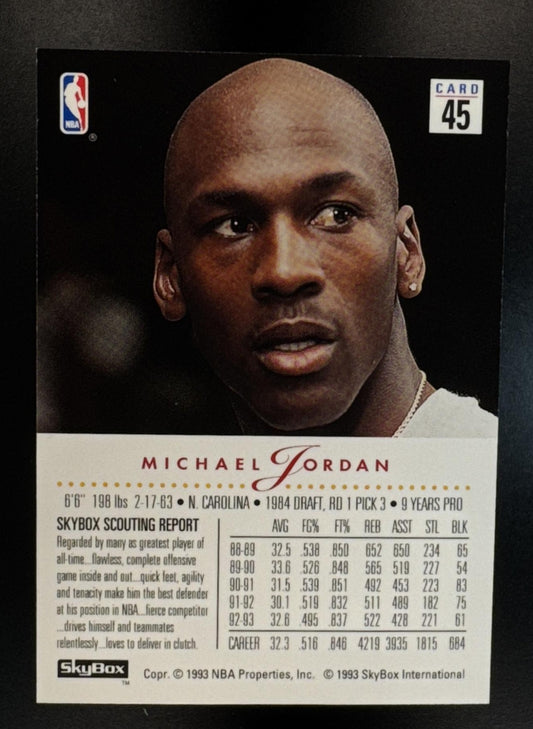 1993-94 Skybox Premium Michael Jordan #45 Bulls