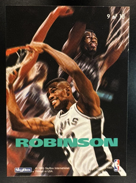 1994-95 Skybox E-Motion David Robinson #9 N Tense Spurs