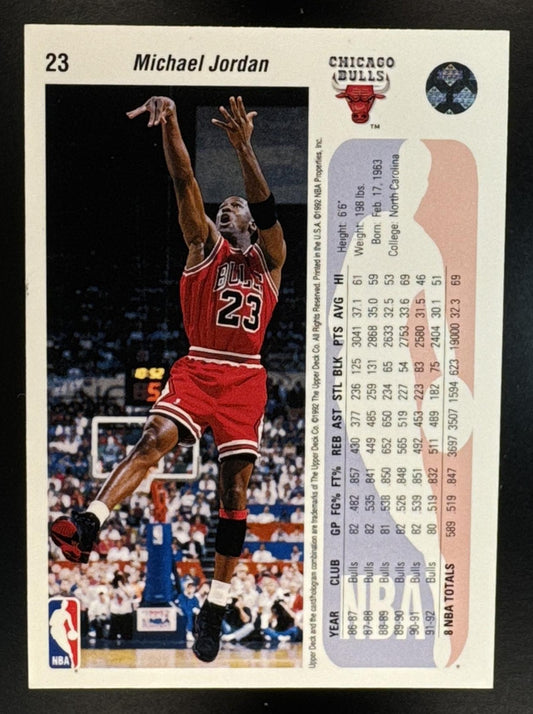 1992-93 Upper Deck Michael Jordan #23 Bulls