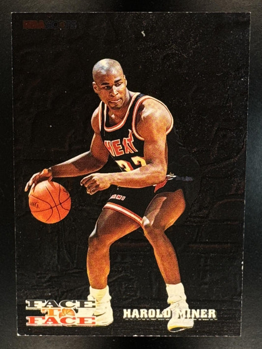1993-94 Hoops Harold Miner Michael Jordan #FTF10 Face to USA