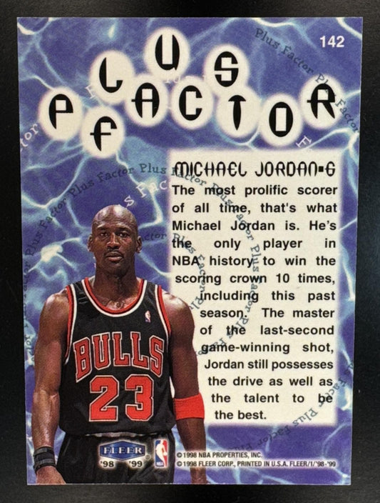 1998-99 Fleer Tradition Michael Jordan #142 Bulls