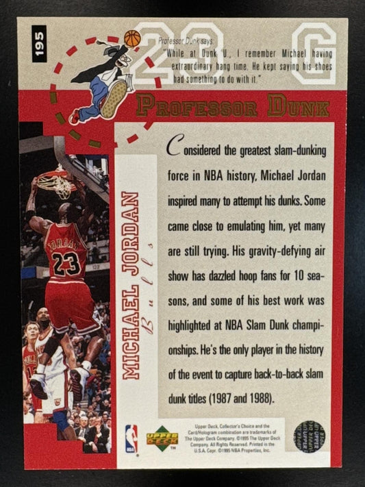 1995-96 Upper Deck Collector's Choice Michael Jordan #195 Bulls