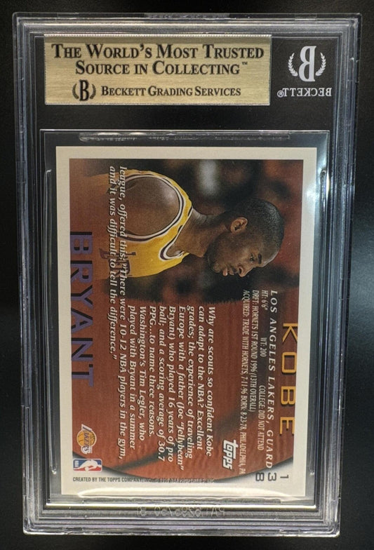 1996-97 Topps Kobe Bryant #138 RC Lakers BGS 9.5